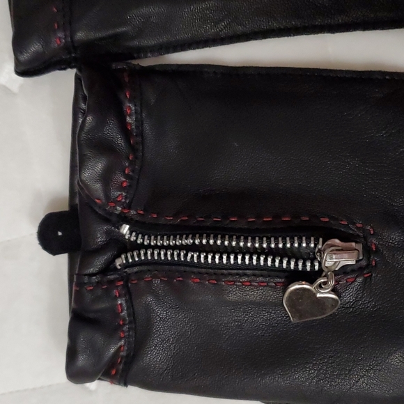 Nwot black leather glover - Picture 2 of 6